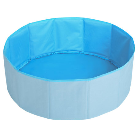 Faltbare Bällebad mit Bälle für Kinder Haustiere Spielbad, Blau: Perle/ Grau/ Transparent/ Babyblau/ Minze