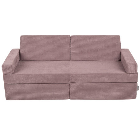 KiddyMoon Kindersofa Aufklappen aus Schaumstoff Spielsofa für Kinder Schlafsofa Kindersessel Kinder Couch Kinder Sofa für Kinderzimmer Kindercouch Faltmatratze Matratzen, Violett