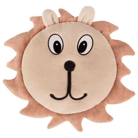 KiddyMoon Tierisches Soft-Kissen, Beige