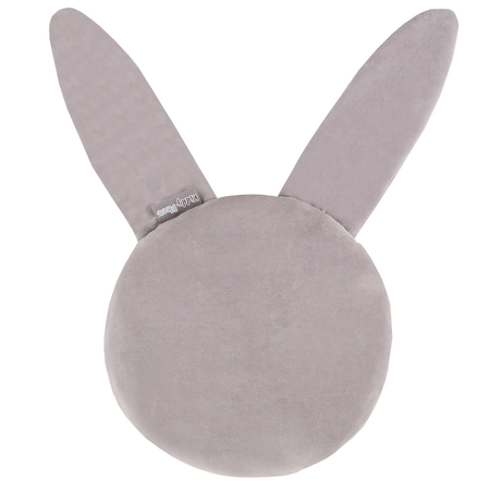 KiddyMoon Tierisches Soft-Kissen, Grau