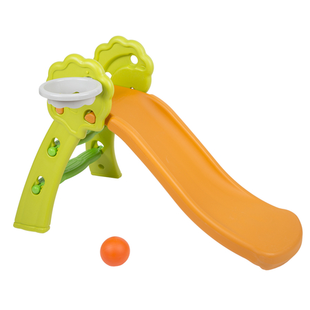 Kinderrutsche mit Leiter SL-001A, Orange-Grün-Grün