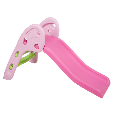 Kinderrutsche mit Leiter SL-002, Pink-Pink-Grün