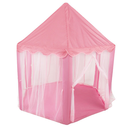 KIDUKU® Kinderzelt Babyzelt Spielhaus Spielzelt Prinzessin Bällebad Pink 