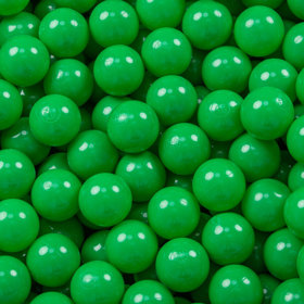 KiddyMoon Kinder Bälle für Bällebad Baby Einfarbige Plastikbälle 7cm Made in EU, Grün
