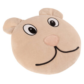 KiddyMoon Tierisches Soft-Kissen, Beige