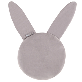 KiddyMoon Tierisches Soft-Kissen, Grau