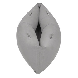 KiddyMoon Peapod Sensorischer Stuhl für Kinder Aufblasbarer Entlastungstherapie, grau, XL