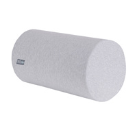 KiddyMoon Spielplatz Aus Schaumstoff Mit Samt Rund Bällebad Ballgruben Für Babys Spielbad Hindernisläufen, Hergestellt In Der EU, hellgrau, Fass/Nackenrolle