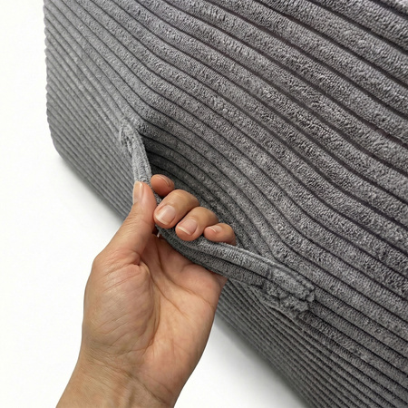 KiddyMoon Hüpfpolster für Kinder Hüpfmatratze Kindertrampolin für Zuhause Turnmatte Matratze zum Hüpfen Abnehmbarer Bezug Waschbar, Dunkelgrau, Hüpfpolster
