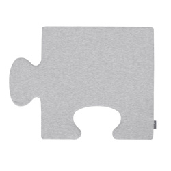 KM-PZLV-KW5 KiddyMoon Puzzles aus Schaumstoff Puzzlespiel Set Spielmatte für Kinder, Rosa/ Hellgrau