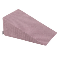 KiddyMoon Spielplatz Aus Schaumstoff Für Kinder mit Bälle Waschbare Bezug, violett: pastellblau/perle/puderrosa/weiß, Bällebad (200 Bälle) + Zwickel