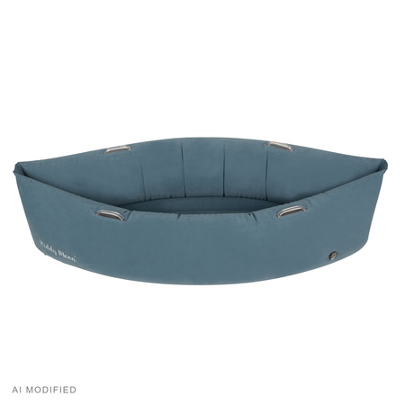 KiddyMoon Peapod Sensorischer Stuhl für Kinder Aufblasbarer Entlastungstherapie, blau, L