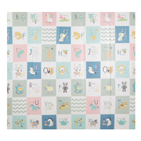 KiddyMoon Babymatte Zweiseitige Krabbelmatte Schaumstoffmatte Für Kinder Kindermatte Kindgerechte Muster Spielplatz Entwicklung Sicherer Und Bequemer Ideal Für Drinnen Und Draußen, Braun-Elefant, 180x200x1cm