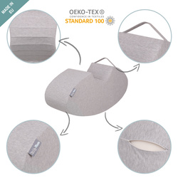 KiddyMoon Schaumstoff Wippe Baby Hüpfer für Kinder, wüstenrosa, M