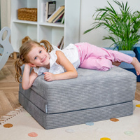 KiddyMoon Kinder Matratzen Aufklappen aus Schaumstoff Kindermatratze Kleinkindmatratze Kinderzimmer Faltmatratze, grün, Matratzen