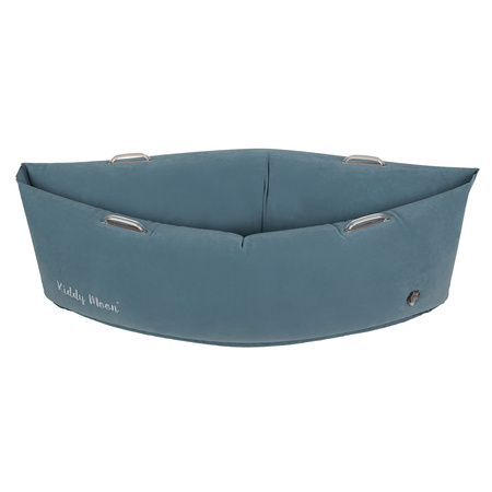 KiddyMoon Peapod Sensorischer Stuhl für Kinder Aufblasbarer Entlastungstherapie, blau, L