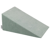 KiddyMoon Spielplatz Aus Schaumstoff Für Kinder mit Bälle Waschbare Bezug, grün: pastellblau/pastellgelb/weiß/minze/puderrosa, Bällebad (200 Bälle) + Zwickel