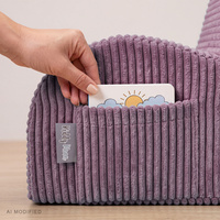 KiddyMoon KM-FT-CLOUD Möbel Sessel, violett