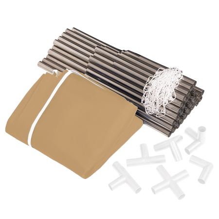 Laufstall Baby Großer Spielplatz mit Bällen Laufgitter für Kinder, beige:dunkeltürkis/pastellbeige/perle, 200 Bälle