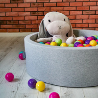 KiddyMoon Kinder Bälle für Bällebad Baby Spielbälle Plastikbälle ∅7cm Made in EU, hellgrün/gelb/türkis/orange/dunkel pink/violett, 700 Bälle/7cm