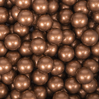 KiddyMoon Kinder Bälle für Bällebad Baby Einfarbige Plastikbälle ∅7cm Made in EU, kupferrot, 200 Bälle/7cm