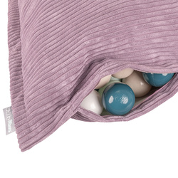 KiddyMoon Sitzsack Kinder Sensorik Kissen mit 700 Bunten Bällen Für Babys, violett, 100x140cm/700 Bälle