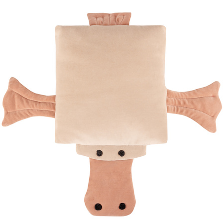 Kiddymoon Kuschelkissen Dekkokissen Velours Samt Tiere Kinderzimmer Kinderzubehör, , UNI