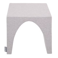 KiddyMoon Spielplatz aus Schaumstoff Hügel/Tunnel Hindernisläufen, hellgrau, Multi-Größe