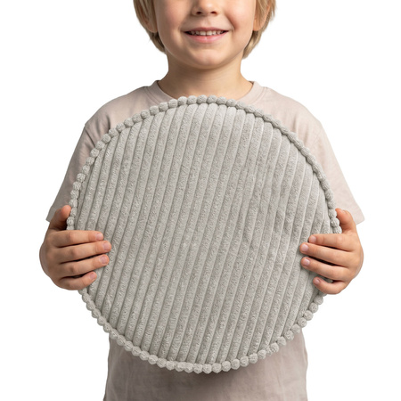 KiddyMoon 3-Teilige Schaumstoff Elements für Kinder Kinderzimmer-Accessoire, dunkelgrau/violett/hellgrau, Sx3