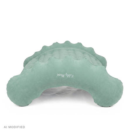 KiddyMoon Sensorischer Stuhl Rocker Für Kinder Sensorische Wippe Mit Pumpe, salbeifarben, L
