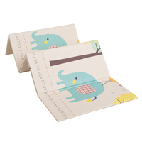 KiddyMoon Babymatte Zweiseitige Krabbelmatte Schaumstoffmatte Für Kinder Kindermatte Kindgerechte Muster Spielplatz Entwicklung Sicherer Und Bequemer Ideal Für Drinnen Und Draußen, Grün-Wald, 150x200x1cm