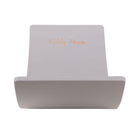 KiddyMoon Balance Board aus Holz für Kinder, Babys Montessori Spielzeug, Gleichgewicht, Balancieren Babys Holzspielzeug, Balancebrett Wackelbrett Gleichgewicht, Grau, Brett