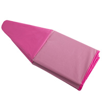 Faltbare Bällebad mit Bälle für Kinder Spielbad, rosa:puderrosa/perle/transparent, 300 Bälle