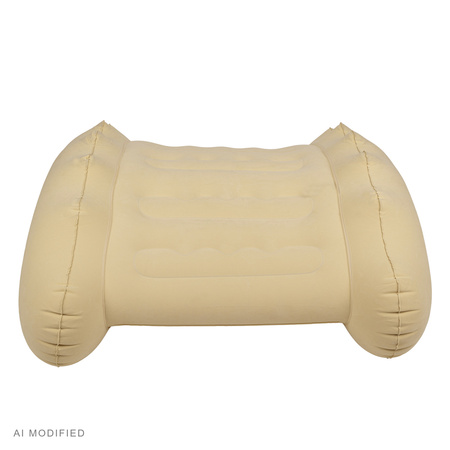 KiddyMoon Aufblasbarer Schaukel-Balancer PVC sensorisches Spielzeug, Beige, L