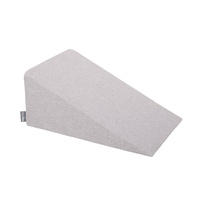 KiddyMoon Spielplatz aus Schaumstoff mit Quadrat Bällebad Bälle Hindernisläufen, hellgrau:gelb/grün/blau/rot/orange, Bällebad (200 Bälle) + Zwickel