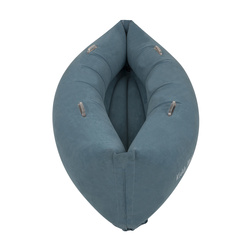 KiddyMoon Peapod Sensorischer Stuhl für Kinder Aufblasbarer Entlastungstherapie, blau, M