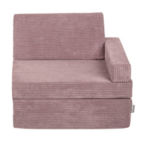 KiddyMoon Kindersessel aus Schaumstoff Sessel für Kinder Kinderzimmer Faltmatratze Relaxsessel Kuschelsessel, violett, Kindersofa