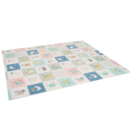 KiddyMoon Babymatte Zweiseitige Krabbelmatte Schaumstoffmatte Für Kinder Kindermatte Kindgerechte Muster Spielplatz Entwicklung Sicherer Und Bequemer Ideal Für Drinnen Und Draußen, Braun-Meer, 180x200x1,5cm