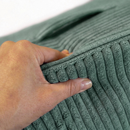 KiddyMoon Hüpfpolster für Kinder Hüpfmatratze Kindertrampolin für Zuhause Turnmatte Matratze zum Hüpfen Abnehmbarer Bezug Waschbar, Grün, Hüpfpolster