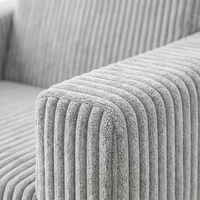 KiddyMoon Klappbarer Kindersessel aus Schaumstoff Kindersofa, hellgrau, UNI