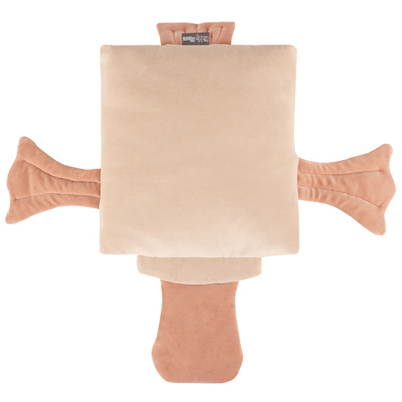 Kiddymoon Kuschelkissen Dekkokissen Velours Samt Tiere Kinderzimmer Kinderzubehör, , UNI