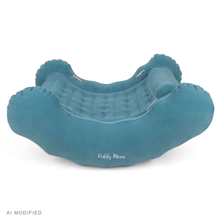 KiddyMoon Sensorischer Stuhl Rocker Für Kinder Sensorische Wippe Mit Pumpe, hellblau, L