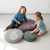 KiddyMoon 3-Teilige Schaumstoff Elements für Kinder Kinderzimmer-Accessoire, zielony-jasnoszary-fioletowy