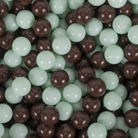 KiddyMoon Bällebad Bällepool mit bunten Bällen ∅ 7Cm für Babys Kinder Rund, , 90x30cm/300 Bälle