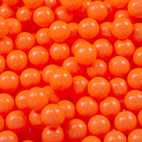 KiddyMoon Kinder Bälle für Bällebad Baby Plastikbälle Spielbälle ∅6cm Made in EU, orange, 500 Bälle/6cm