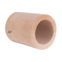 KiddyMoon Spielplatz Velvet Aus Schaumstoff Für Babys Hindernisläufen, Hergestellt In Der EU, wüstenrosa, Fass