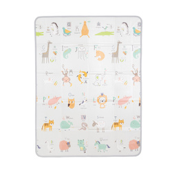 KiddyMoon Matte FM-002, Orange-Zirkus, 180x150x0,6cm