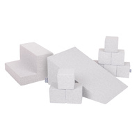 KiddyMoon Spielplatz aus Schaumstoff Würfel/Zwickel L/Stüfchen, , Multi-Größe