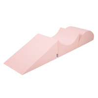 KiddyMoon Spielplatz aus Schaumstoff 3-teiliges Set Hindernisläufen, pink, Multi-Größe