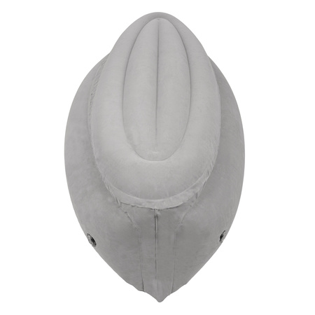 KiddyMoon Peapod Sensorischer Stuhl für Kinder Aufblasbarer Entlastungstherapie, grau, XL